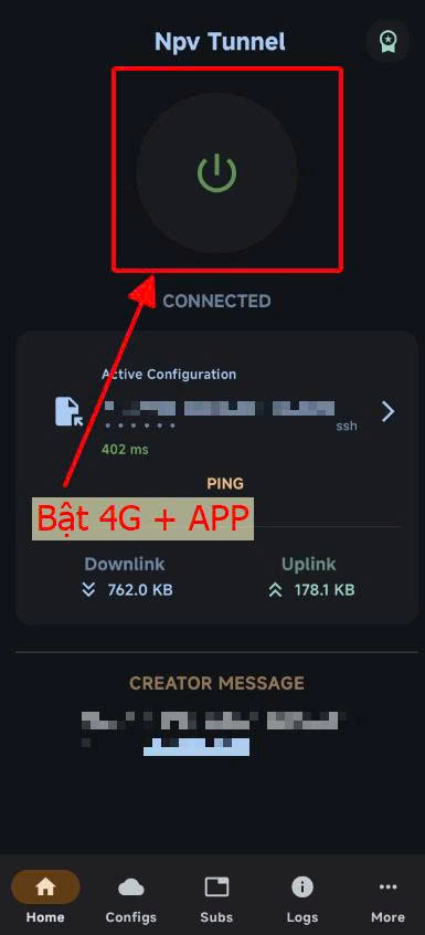 Bật app và sử dụng